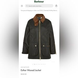 BARBOUR *NWT* Esther Wax Jacket - Gunnerside